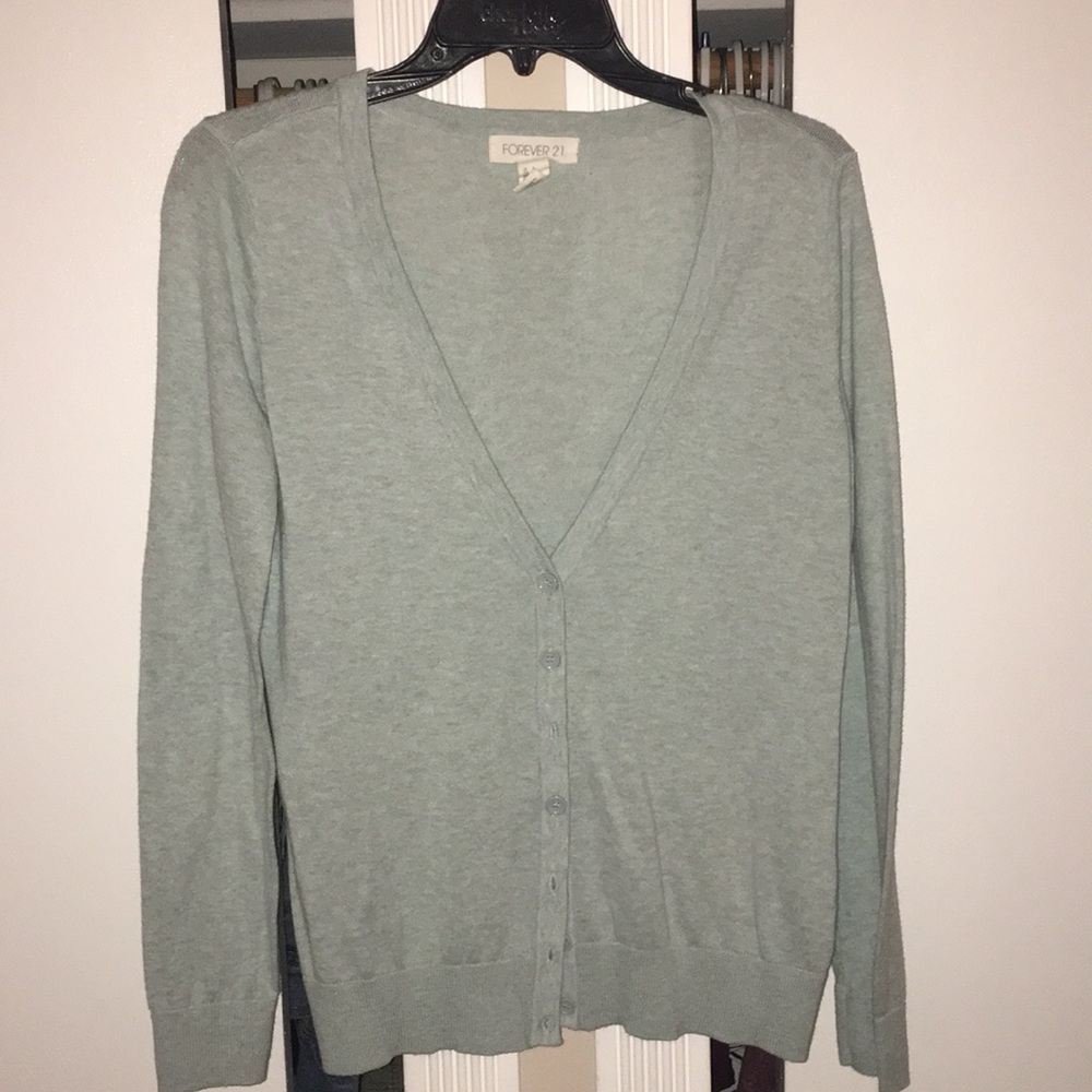 Blue FOREVER 21 Cardigan